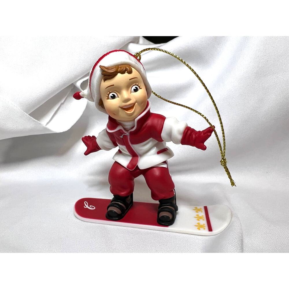 Campbells Soup Kids Ornament 2007 Boy Snowboarding Snowboarder no box